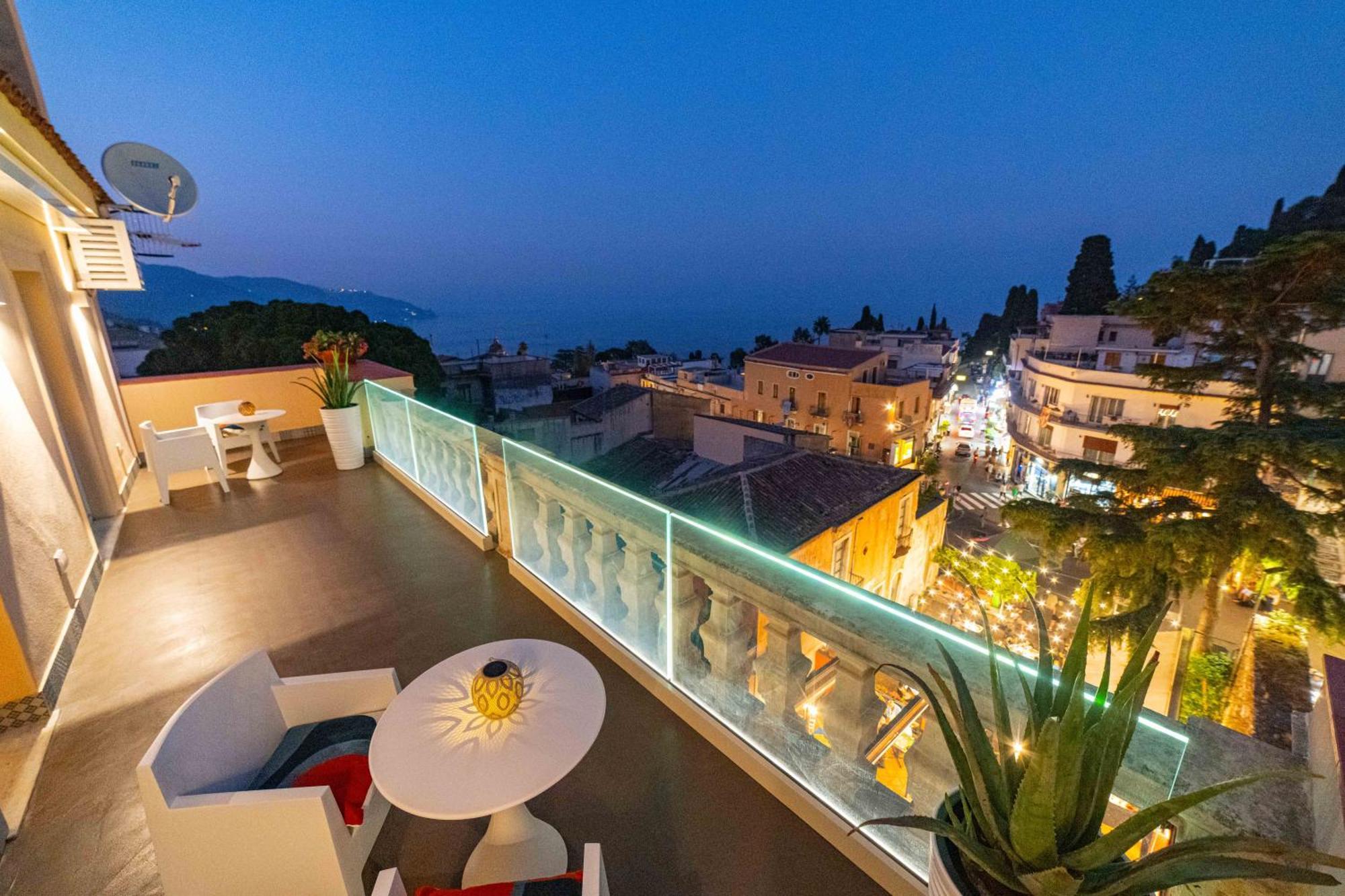 La Terrazza Di Porta Messina Hotel Taormina Kültér fotó