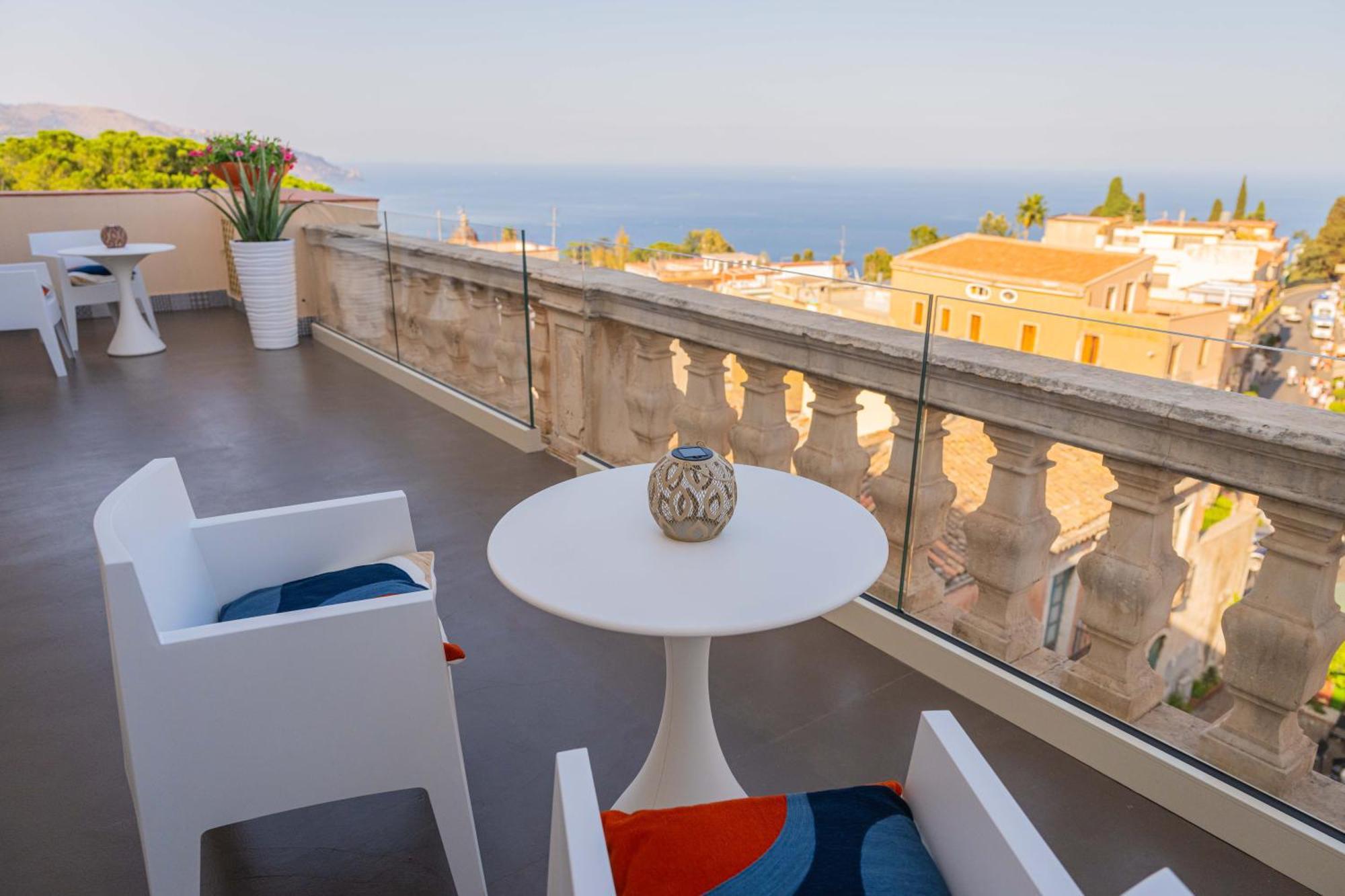La Terrazza Di Porta Messina Hotel Taormina Kültér fotó